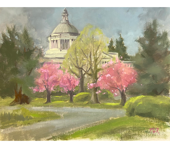 "Capitol in Bloom" - Nancy Romanovsky